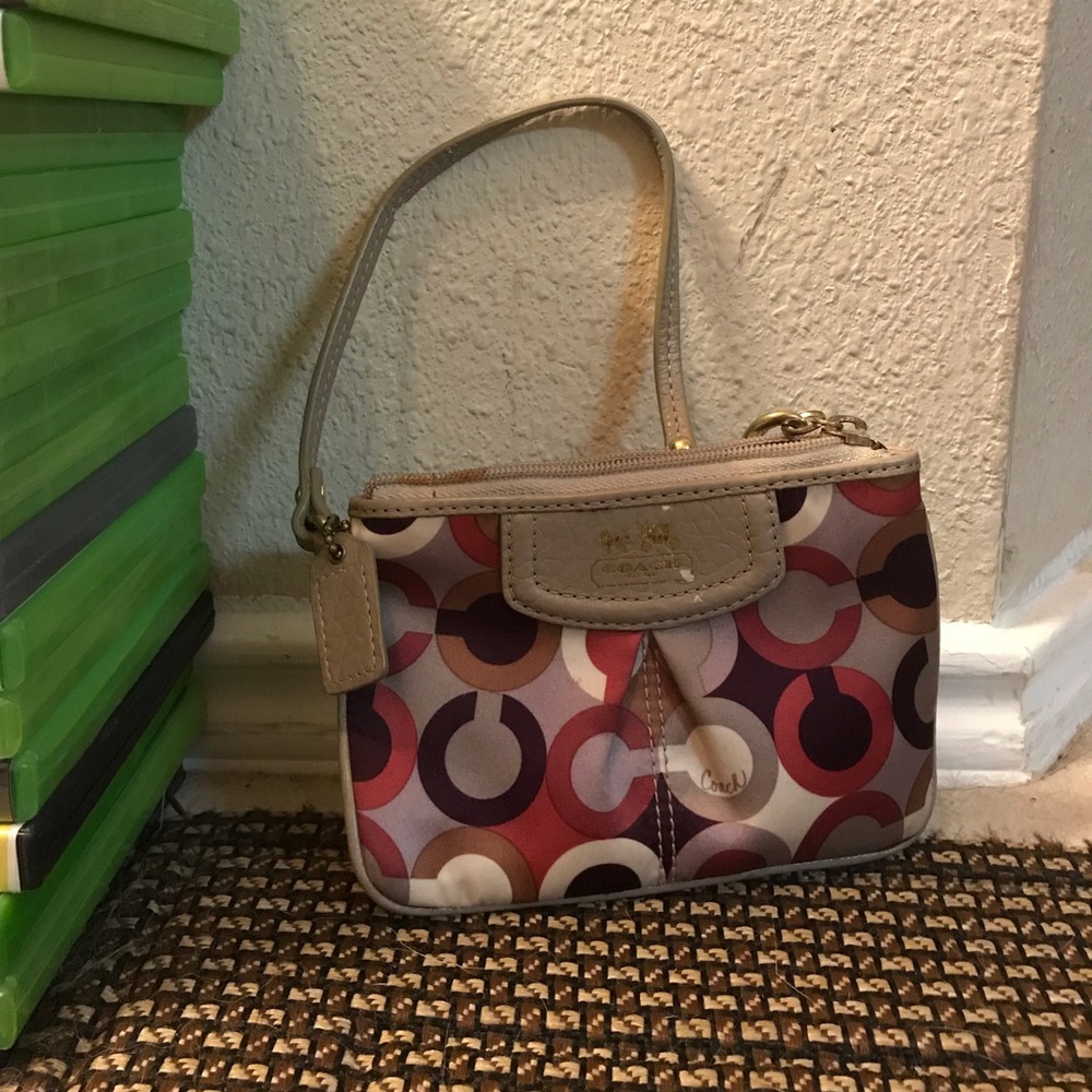 Coach mini wristlet